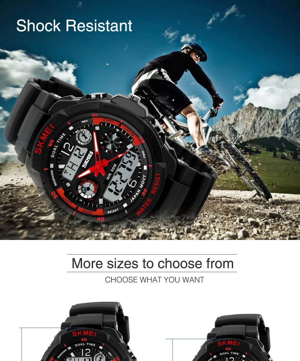 SKMEI Outdoor Digital Boy Sport Children Electronic Wristwatches 1060 Relojes infantiles 0931 Kids Shockproof Waterproof Watch