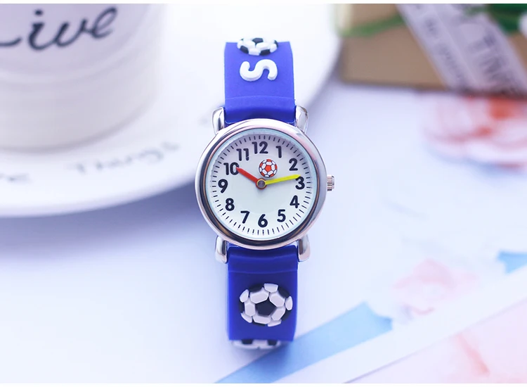 2026 Children Boys Cartoon Quartz Watches Kids Students 3D Football Anime Sports Watches for Birthday Gifts Relogio Feminino