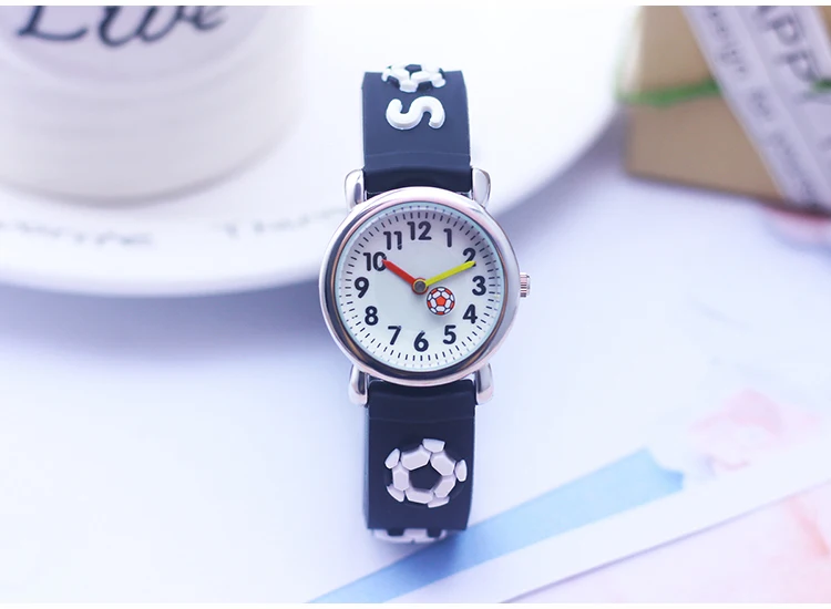 2026 Children Boys Cartoon Quartz Watches Kids Students 3D Football Anime Sports Watches for Birthday Gifts Relogio Feminino