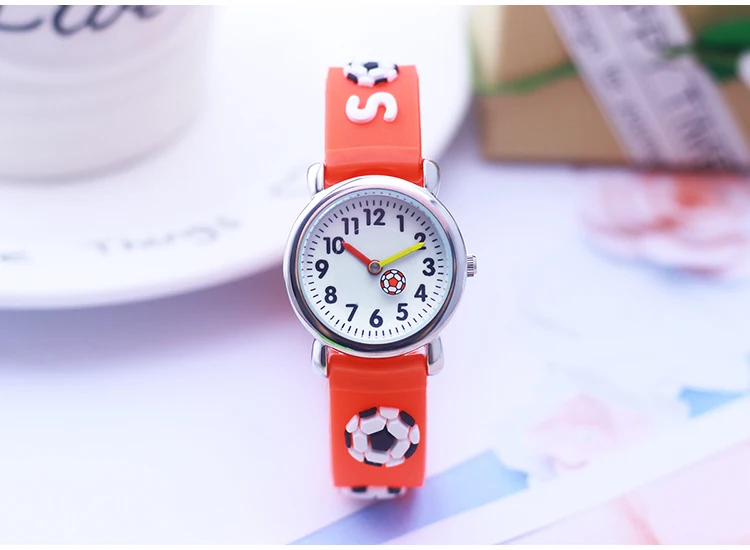 2026 Children Boys Cartoon Quartz Watches Kids Students 3D Football Anime Sports Watches for Birthday Gifts Relogio Feminino