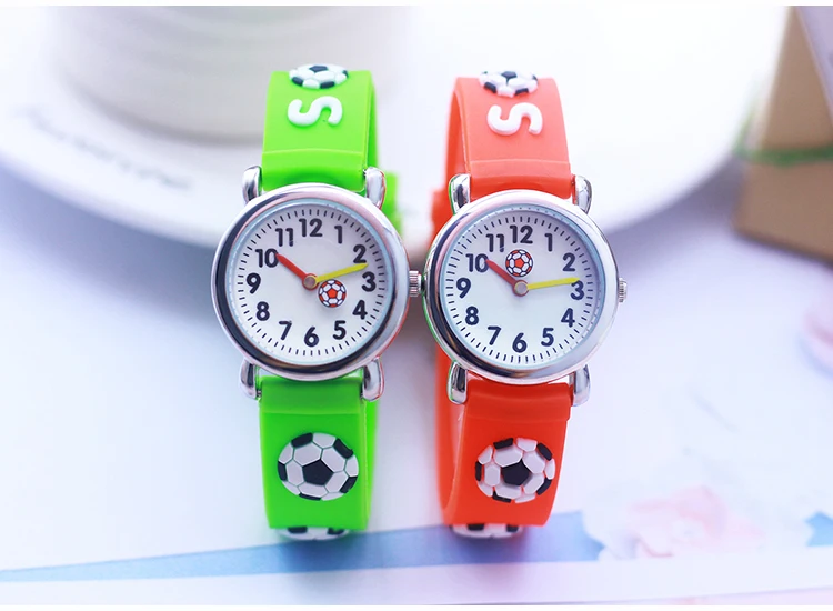 2026 Children Boys Cartoon Quartz Watches Kids Students 3D Football Anime Sports Watches for Birthday Gifts Relogio Feminino