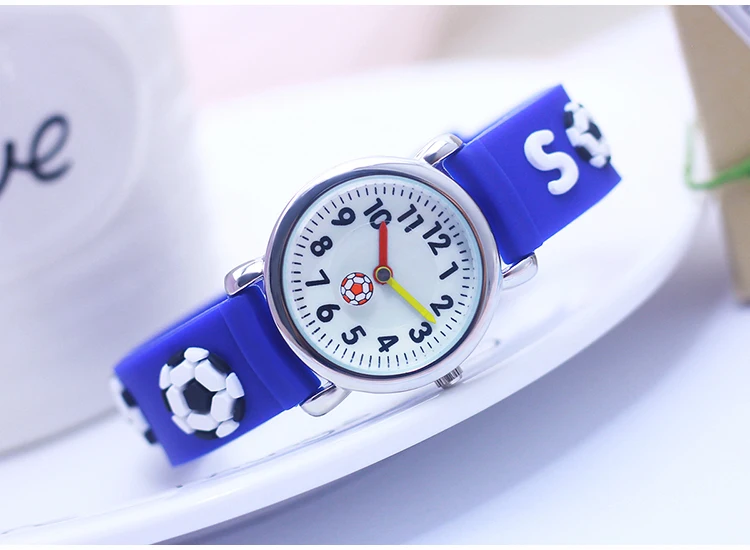 2026 Children Boys Cartoon Quartz Watches Kids Students 3D Football Anime Sports Watches for Birthday Gifts Relogio Feminino