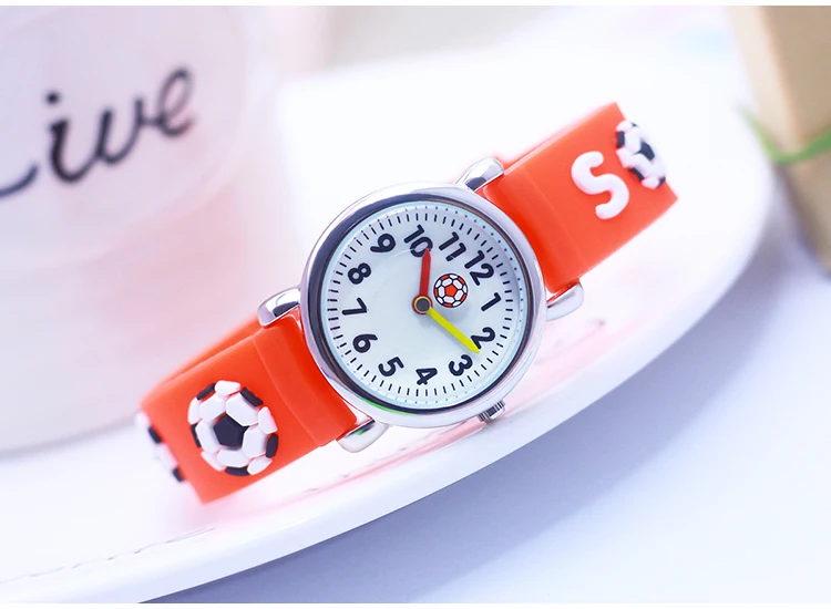 2026 Children Boys Cartoon Quartz Watches Kids Students 3D Football Anime Sports Watches for Birthday Gifts Relogio Feminino