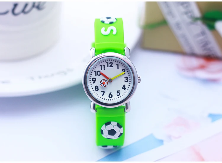 2026 Children Boys Cartoon Quartz Watches Kids Students 3D Football Anime Sports Watches for Birthday Gifts Relogio Feminino