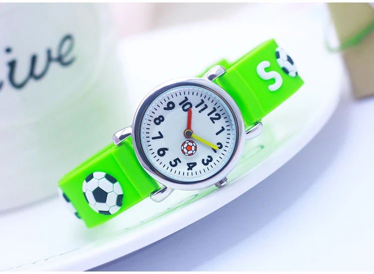 2026 Children Boys Cartoon Quartz Watches Kids Students 3D Football Anime Sports Watches for Birthday Gifts Relogio Feminino
