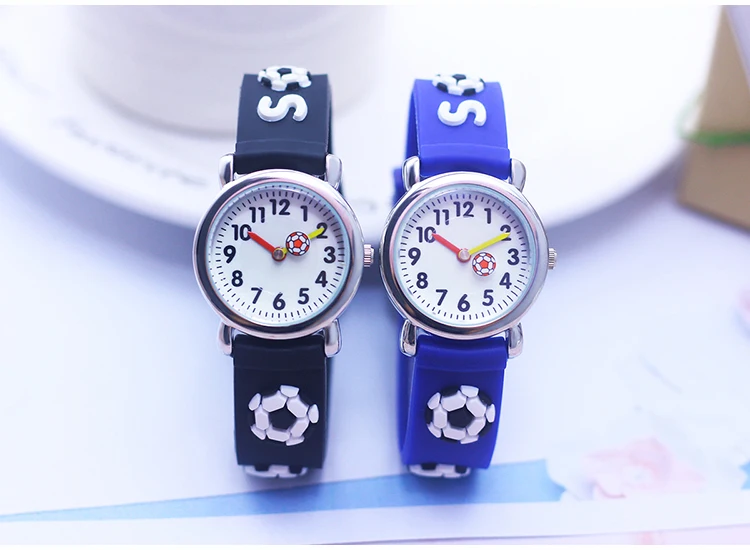 2026 Children Boys Cartoon Quartz Watches Kids Students 3D Football Anime Sports Watches for Birthday Gifts Relogio Feminino