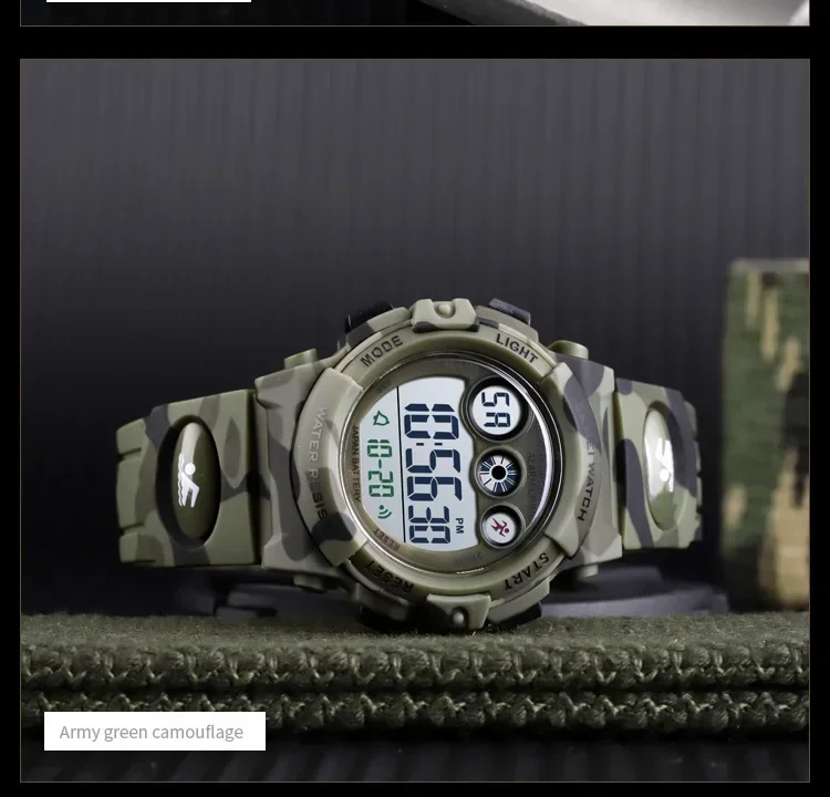 SKMEI 1547 Colorful LED+EL Lights relogio infantil Children's Sport Kids Watches Young And Energetic Dial Design 50M Waterproof