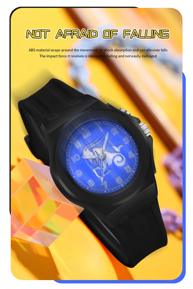 OFNS New 6106 Fashion Student Quartz Watch with Twelve Constellation Pattern Waterproof Night Light Student Quartz Watch 2025