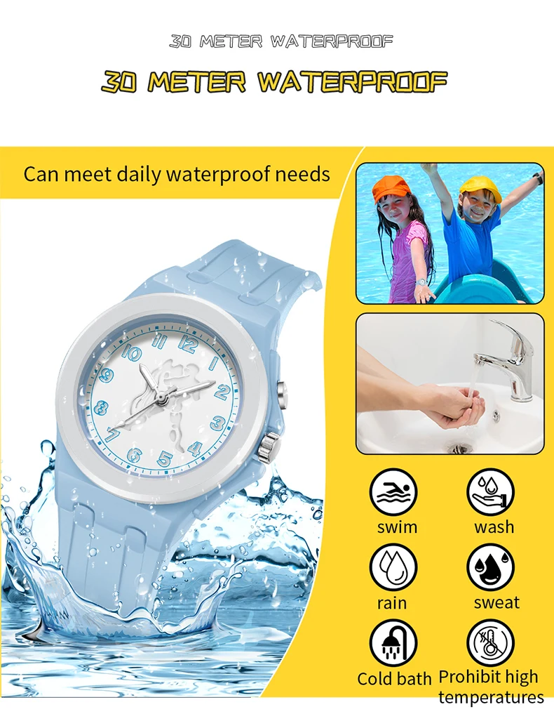 OFNS New 6106 Fashion Student Quartz Watch with Twelve Constellation Pattern Waterproof Night Light Student Quartz Watch 2025