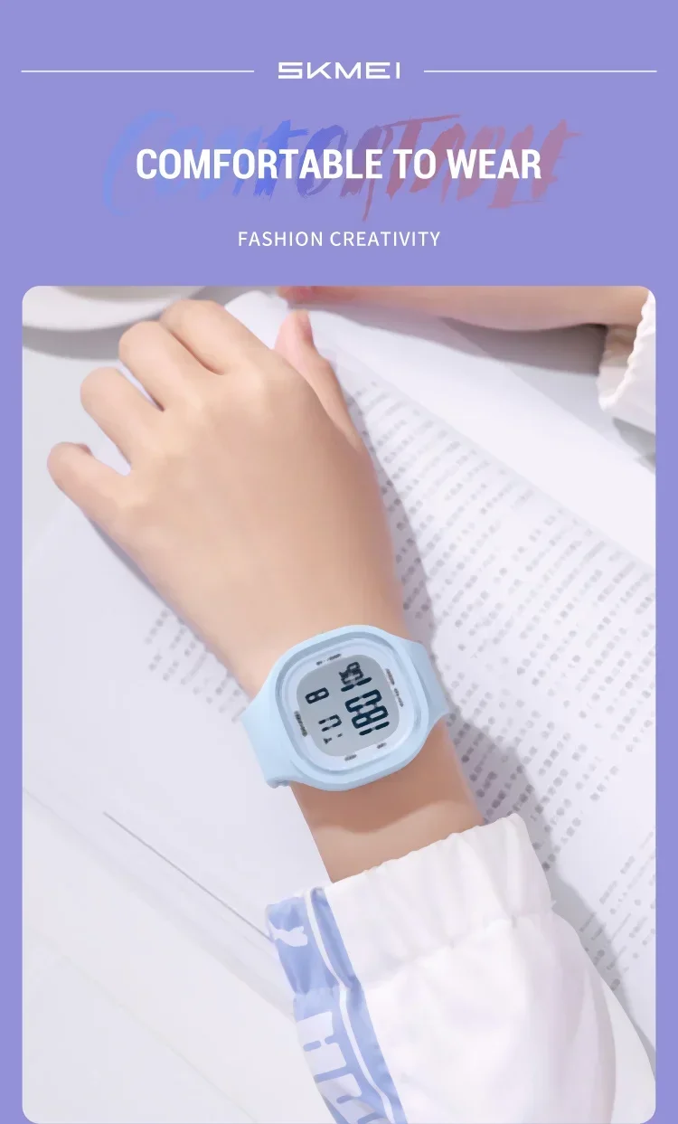 SKMEI 2290 Wristwatch For Teenager Boys and Girls Cool Vitality Stopwatch Digital Sports Watches Male Fashion 5Bar Waterproof