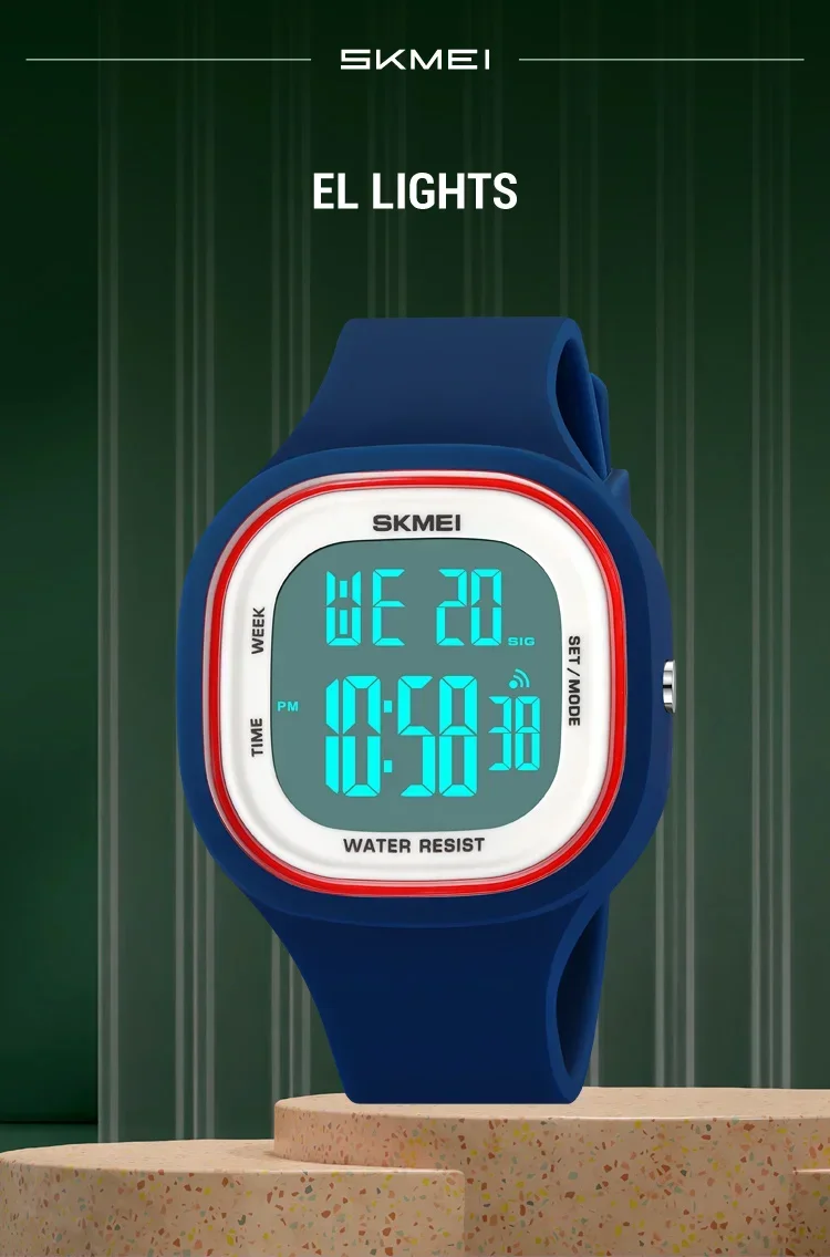 SKMEI 2290 Wristwatch For Teenager Boys and Girls Cool Vitality Stopwatch Digital Sports Watches Male Fashion 5Bar Waterproof