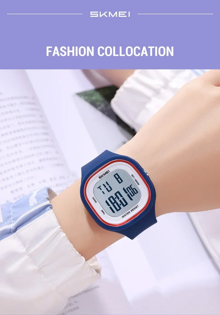 SKMEI 2290 Wristwatch For Teenager Boys and Girls Cool Vitality Stopwatch Digital Sports Watches Male Fashion 5Bar Waterproof