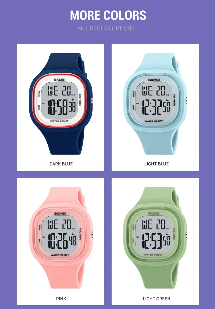 SKMEI 2290 Wristwatch For Teenager Boys and Girls Cool Vitality Stopwatch Digital Sports Watches Male Fashion 5Bar Waterproof