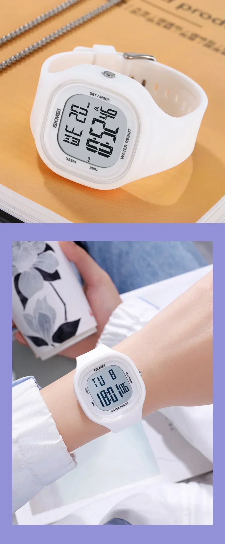 SKMEI 2290 Wristwatch For Teenager Boys and Girls Cool Vitality Stopwatch Digital Sports Watches Male Fashion 5Bar Waterproof