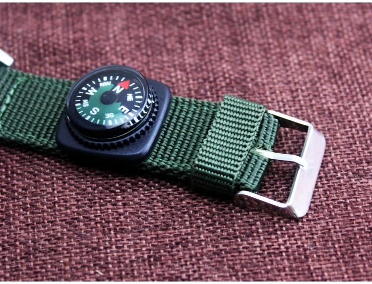2026 New Canvas Children Boys Fashion Watches Casual Quatrz Adjustable Bracelet Compass Gift Watches Cool Handsome Watches