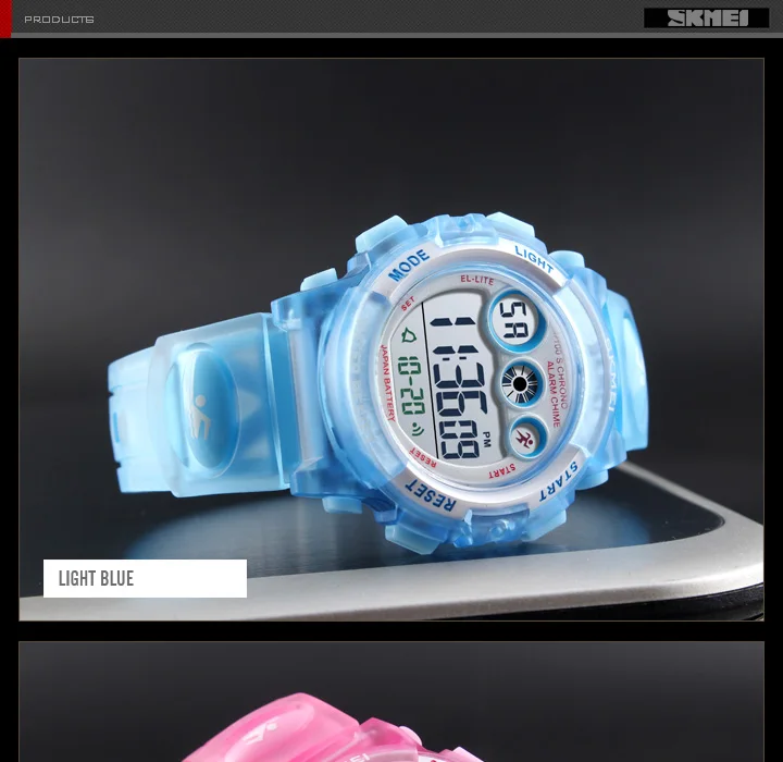 SKMEI Brand Waterproof Children Sports Watches For Girl Boys Fashion Digital LED Electronic Clock Student Kids Wristwatches
