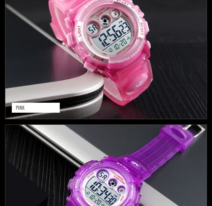 SKMEI Brand Waterproof Children Sports Watches For Girl Boys Fashion Digital LED Electronic Clock Student Kids Wristwatches