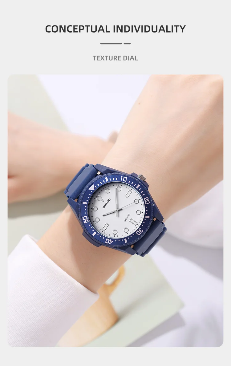 SKMEI 2622 Simple Wristwatch 5Bar Waterproof Youth Fashion Watch Timer Clock Teenager Women Men Watch Minimalist Wearing Decor