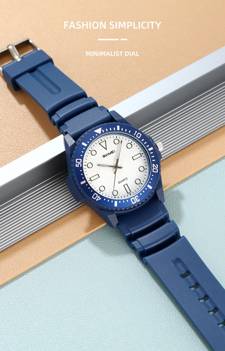 SKMEI 2622 Simple Wristwatch 5Bar Waterproof Youth Fashion Watch Timer Clock Teenager Women Men Watch Minimalist Wearing Decor