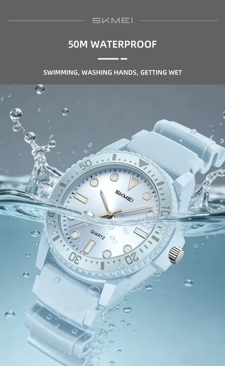 SKMEI 2622 Simple Wristwatch 5Bar Waterproof Youth Fashion Watch Timer Clock Teenager Women Men Watch Minimalist Wearing Decor