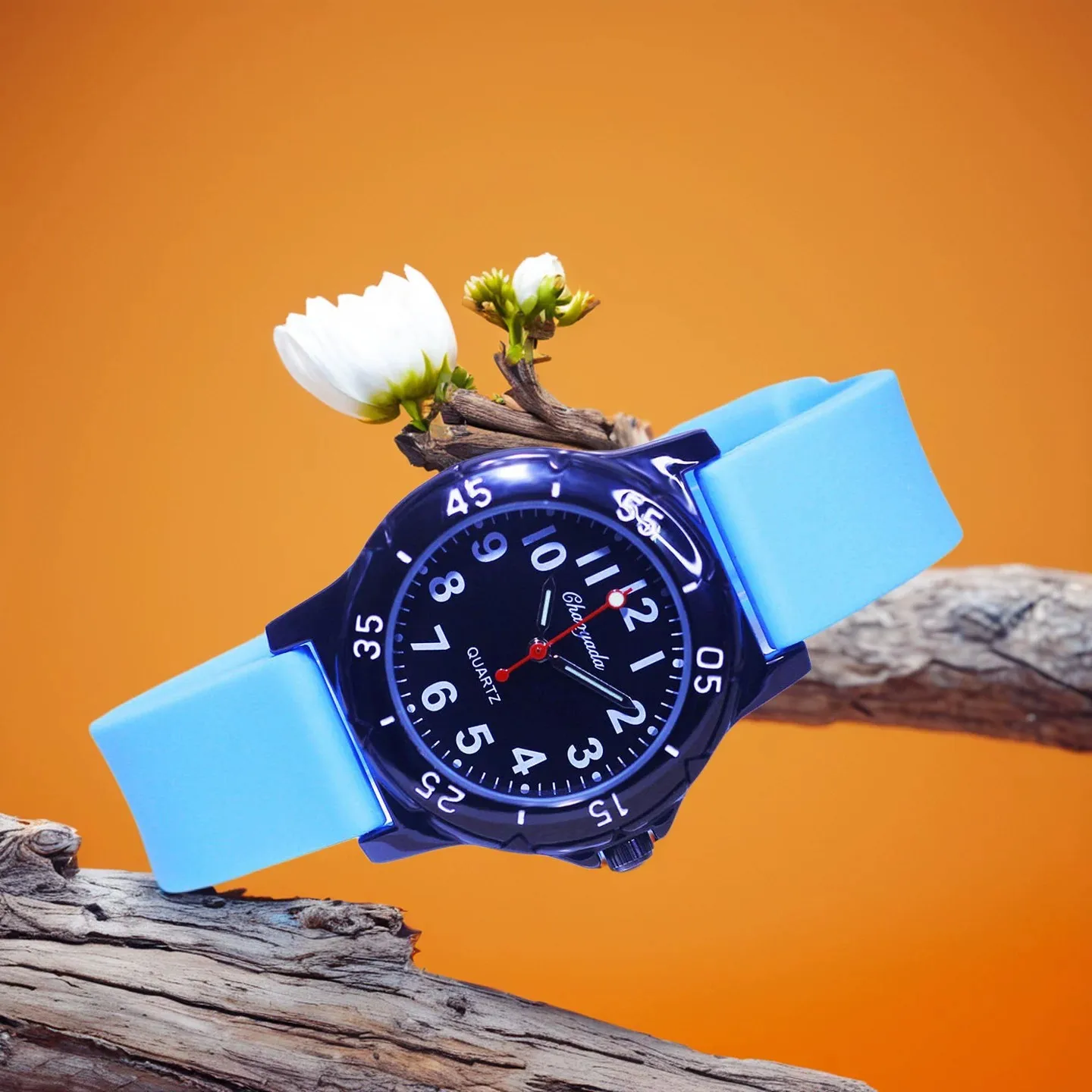 Girls' Boys’ Children’s Analog Quartz Watch Watches for Little Students 3-12 Years Kids Soft Silicone Strap Gifts Watches Clock