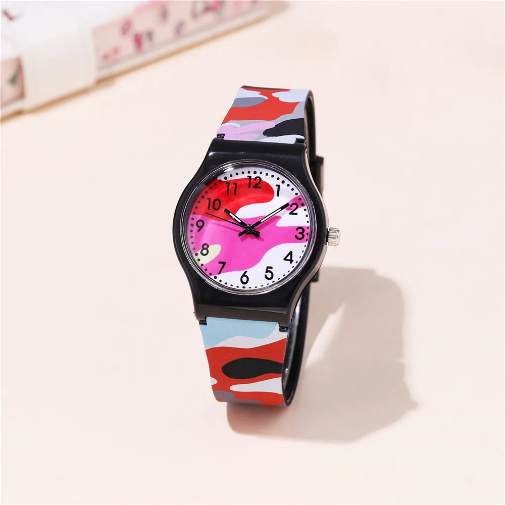 Cute Football Cartoon Kids Watches Soccer Children's Quartz Watch Soft Silicone Watchband Creative Boys Girls Watch Gift Clock