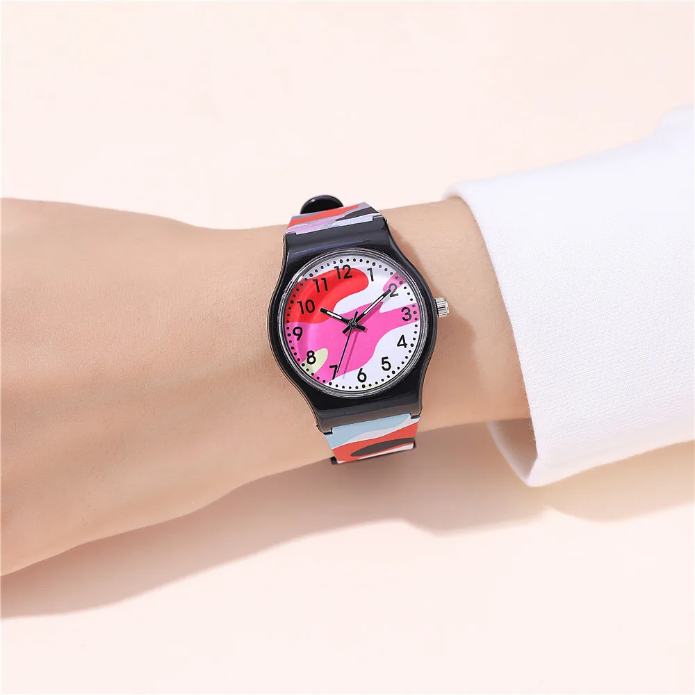 Cute Football Cartoon Kids Watches Soccer Children's Quartz Watch Soft Silicone Watchband Creative Boys Girls Watch Gift Clock