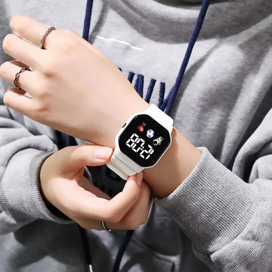 NEW Kids Watches with Bracelet Sport LED Digital Watches Silicone Strap Sport Electronic Wristwatch for Children Boys Girls Gift