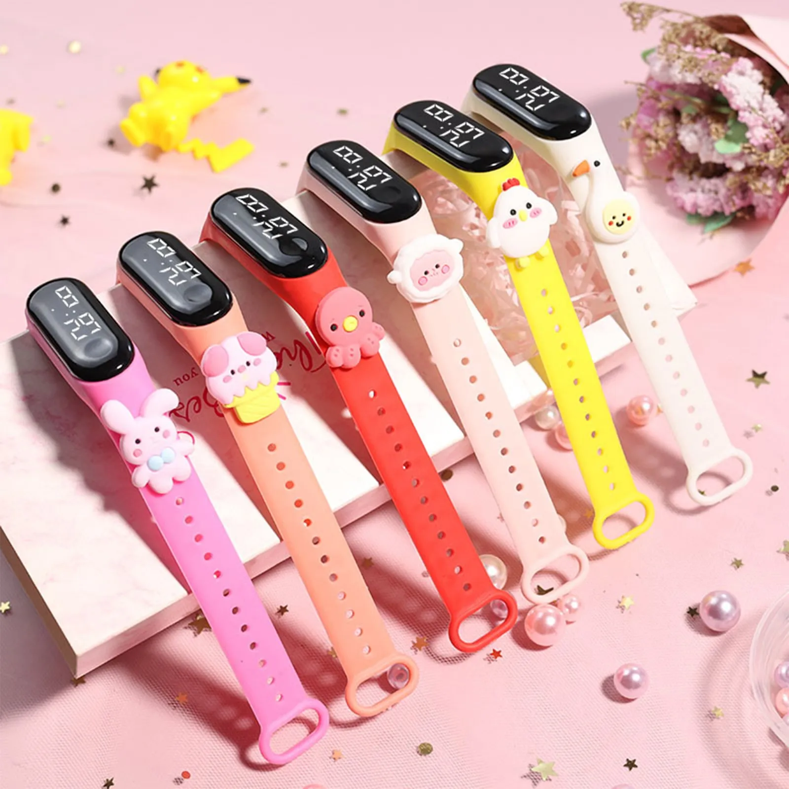 Children Watch Birthday Gift For Child Boy Girl Smart Led Digital Cartoon Kids Watch Waterproof Bracelet Wristwatch Reloj NiñO