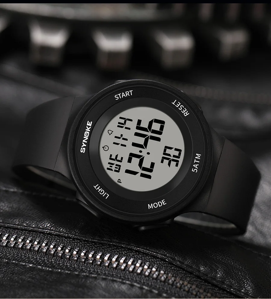 SYNOKE Digital Watches Kids Sports Luminous Multifunction Waterproof Chrono Wristwatch Outdoor Girls Fashion Student Watch New