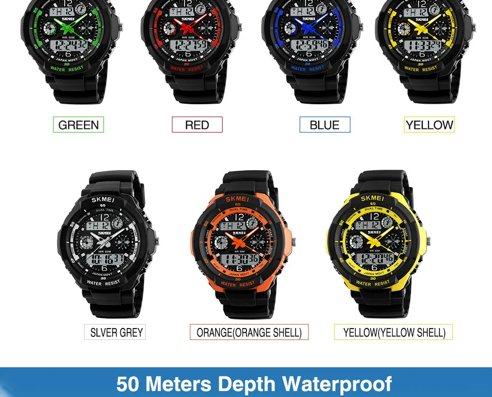 SKMEI 0931 Kids Shockproof Waterproof Watch for Men Digital Boy Sport Children Electronic Wristwatches Clock 1060 Reloj Niñas