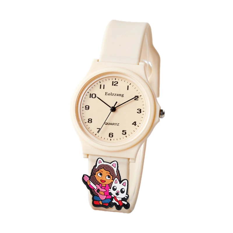 New Gaby's Dollhouse Boys Girls Watches Kids Minimalist Cute Children Cartoon Wristwatches Gifts for Kids Girl Clock