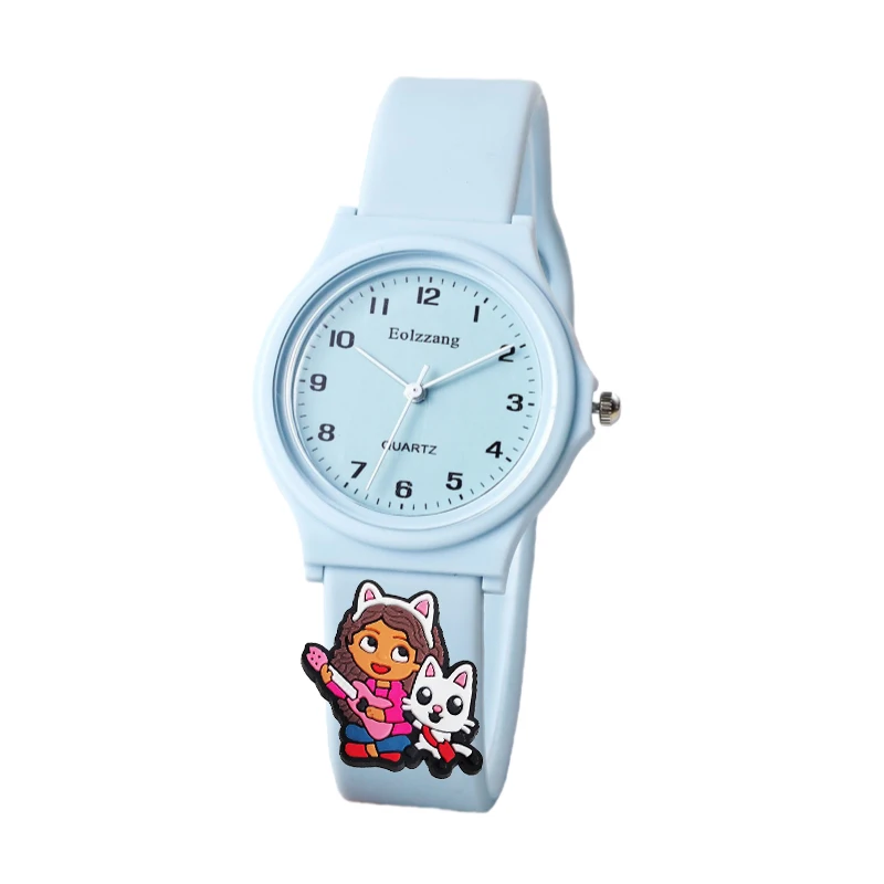 New Gaby's Dollhouse Boys Girls Watches Kids Minimalist Cute Children Cartoon Wristwatches Gifts for Kids Girl Clock