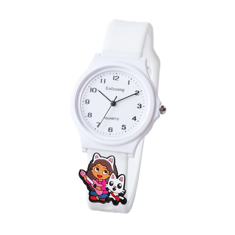 New Gaby's Dollhouse Boys Girls Watches Kids Minimalist Cute Children Cartoon Wristwatches Gifts for Kids Girl Clock