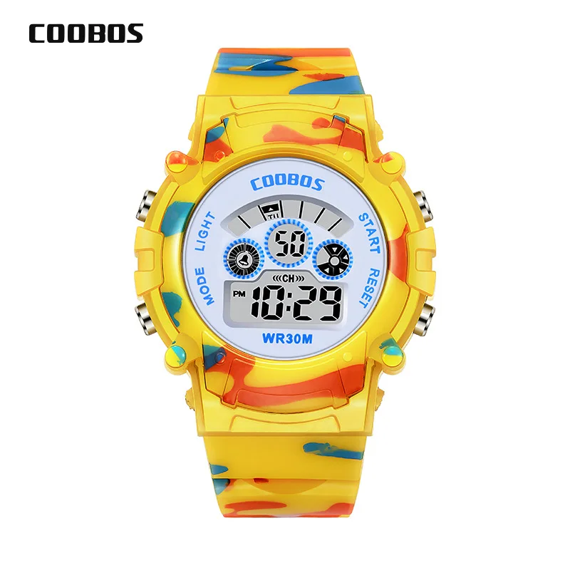 Kids Digital Watch Waterproof Luminous Led Children's Watch Sports Camouflage Watches for Boys Girls Student Clock Montre Enfant