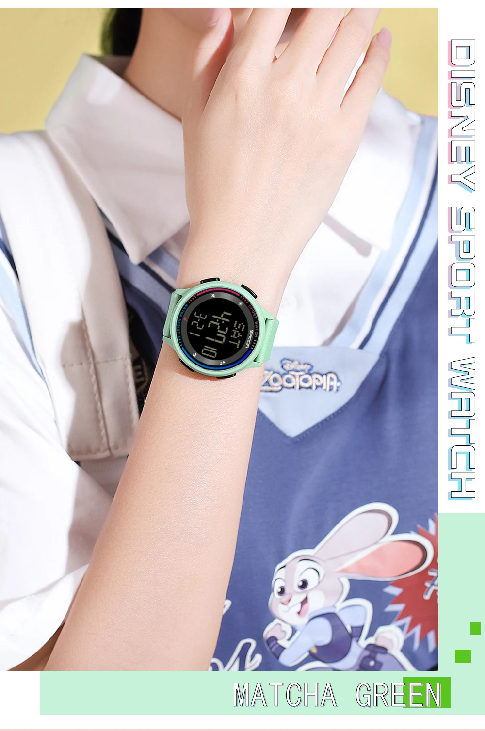 SANDA 6158 Men LED Digital Military Watch Man Sports Watches Outdoor 5Bar Waterproof Wristwatches Male Clock Relogio Masculino