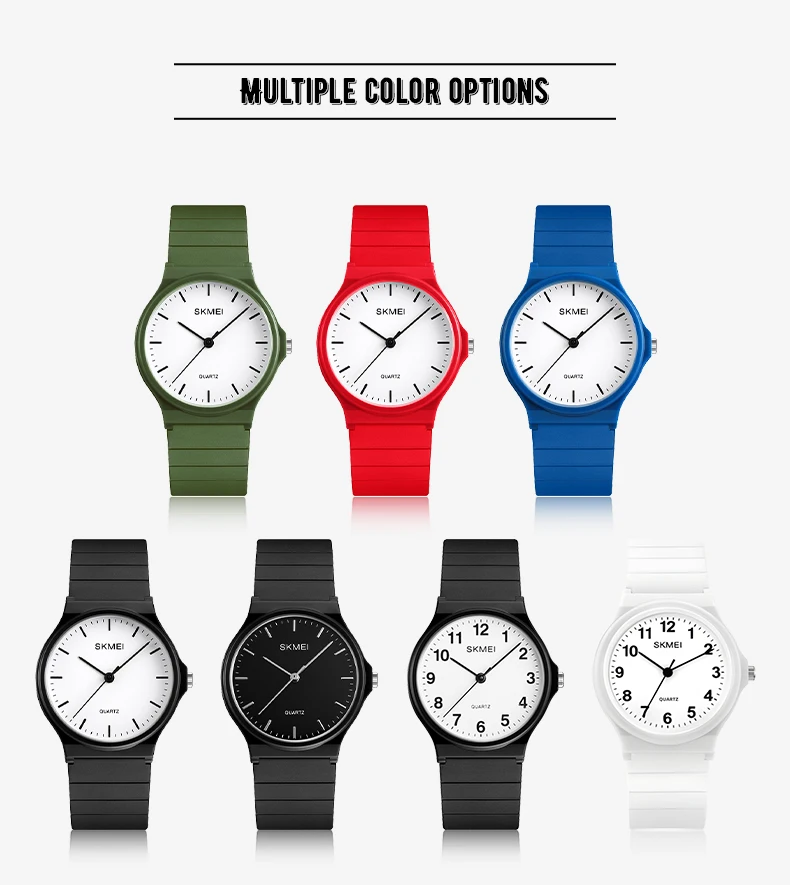 SKMEI 1419 Student Quartz Wristwatch 30M Waterproof Outdoor Sports Watch Fashion Casual Clock Daily Wearing Outfit Simple Watch