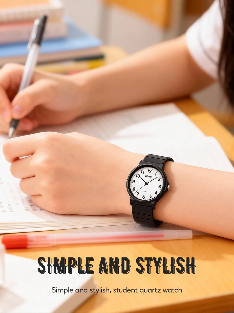 SKMEI 1419 Student Quartz Wristwatch 30M Waterproof Outdoor Sports Watch Fashion Casual Clock Daily Wearing Outfit Simple Watch