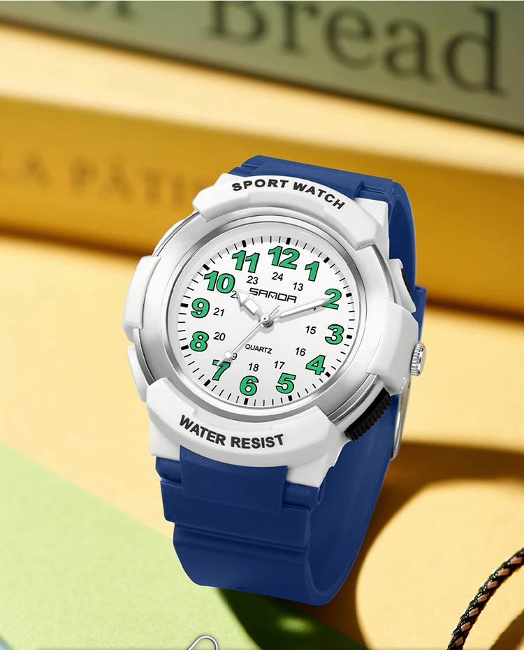 SANDA 6308 New Fashion Quartz Watches Students Outdoor Sports Luminous Waterproof Shockproof Casual Unisex Fashion Watch