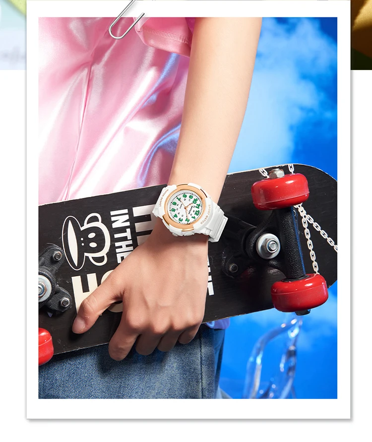 SANDA 6308 New Fashion Quartz Watches Students Outdoor Sports Luminous Waterproof Shockproof Casual Unisex Fashion Watch