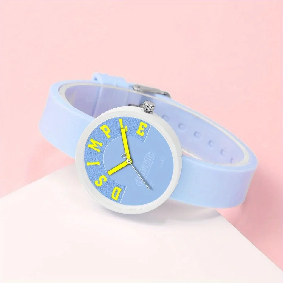 Fashion Casual Women Watch Minimalist Ladies' Watches Quartz Movement Silicone Strap, Simple Design | Play Watch | Gifts