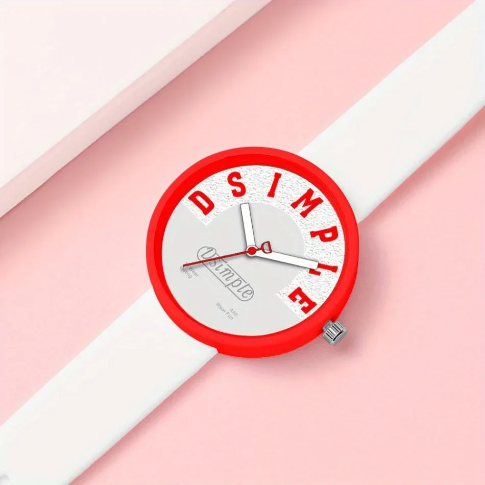 Fashion Casual Women Watch Minimalist Ladies' Watches Quartz Movement Silicone Strap, Simple Design | Play Watch | Gifts