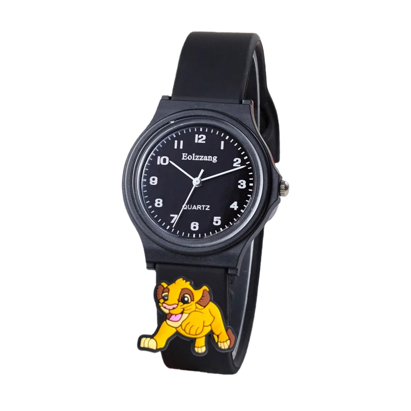 Watch Kawaii Lion King Simba Boys Girls Watches Kids Minimalist Cute Children Cartoon Wristwatches Gifts for Kids Girl Clock