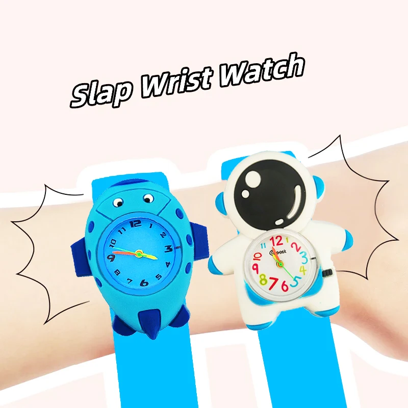 Cartoon Animals Children Watches Baby Learn Time Bracelet Toy Kids Digital Electronics Watches for Girls Boys Birthday Gift