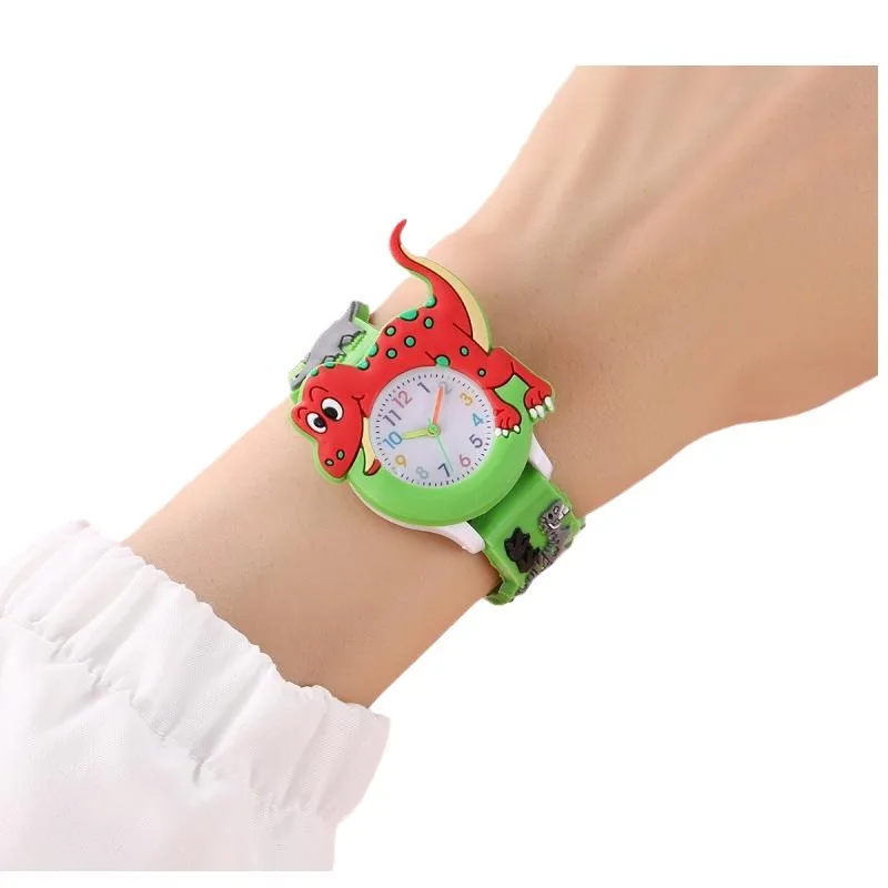 Kids Watches 3D Football Silicone Band Children Quartz Wristwatch Fashion Waterproof Sports Watch Clock for Boys Girls Students