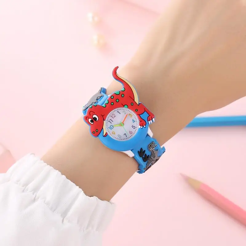 Kids Watches 3D Football Silicone Band Children Quartz Wristwatch Fashion Waterproof Sports Watch Clock for Boys Girls Students