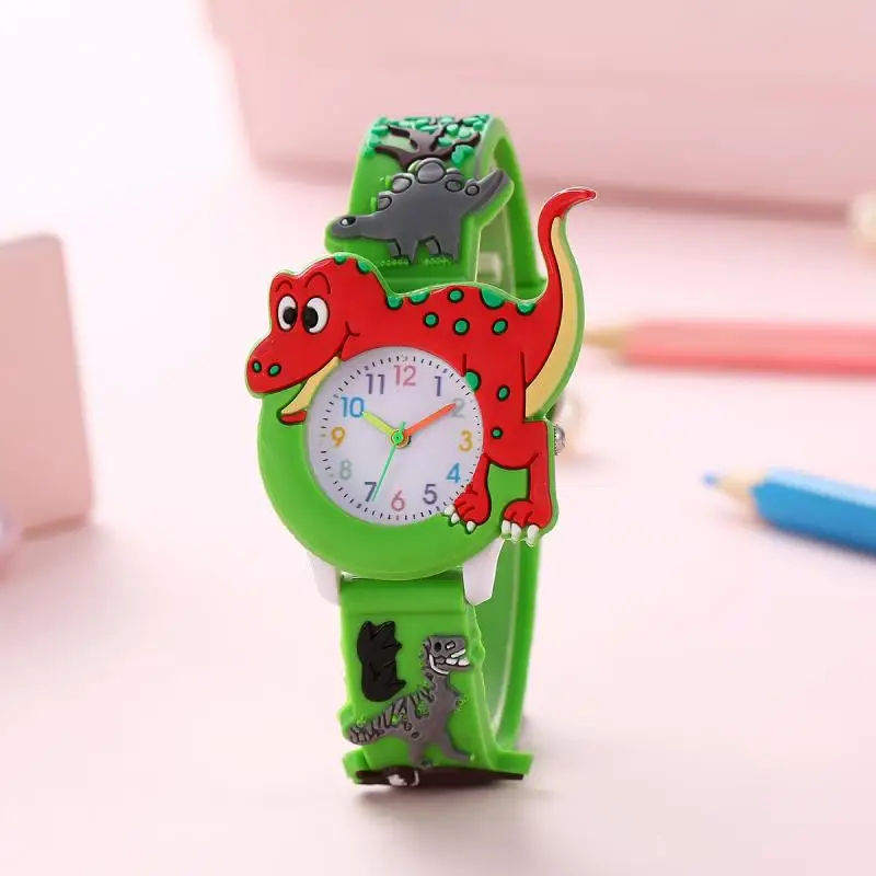 Kids Watches 3D Football Silicone Band Children Quartz Wristwatch Fashion Waterproof Sports Watch Clock for Boys Girls Students