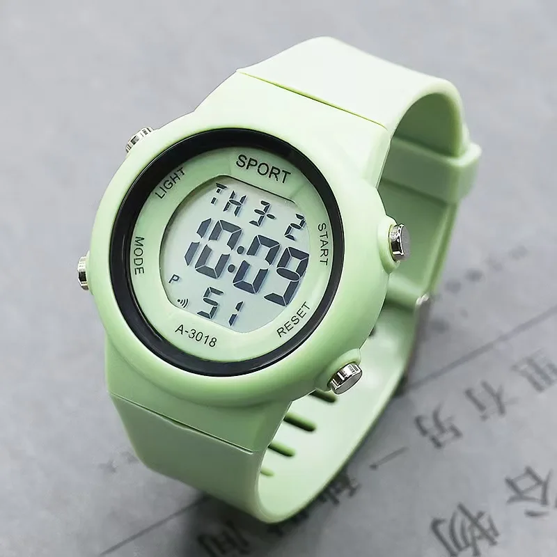 Kids Electronic Wristwatch Set LED Digital Sports Watch Waterproof Luminous Alarm Clock Fashion Clock for Boys Girls Students