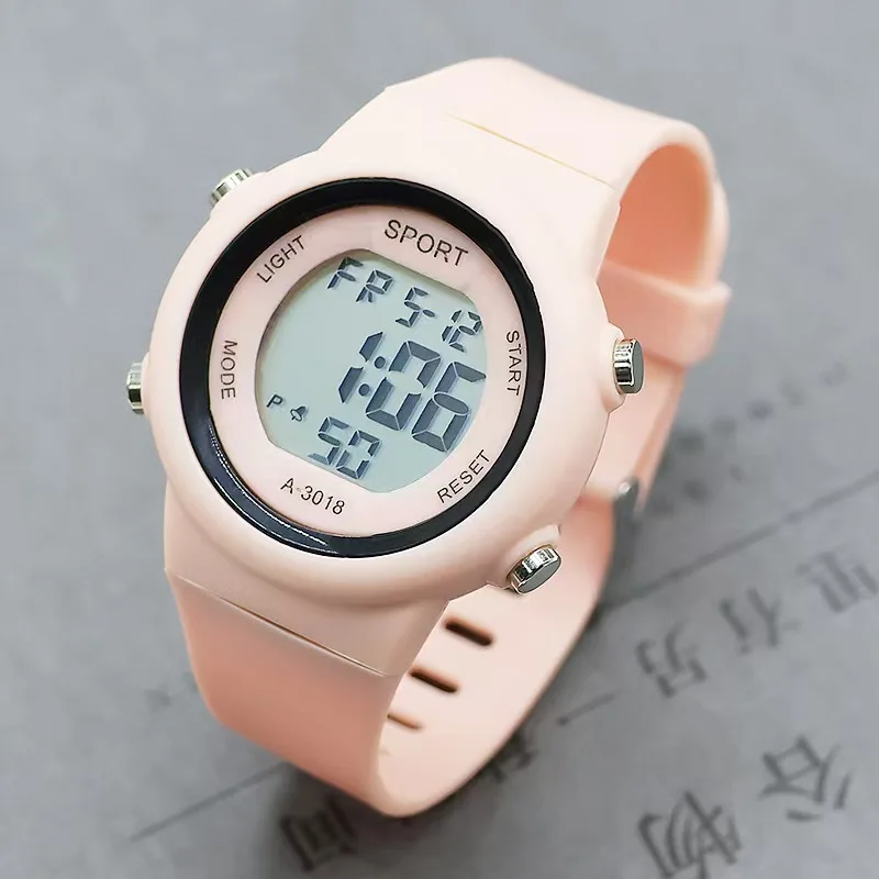 Kids Electronic Wristwatch Set LED Digital Sports Watch Waterproof Luminous Alarm Clock Fashion Clock for Boys Girls Students