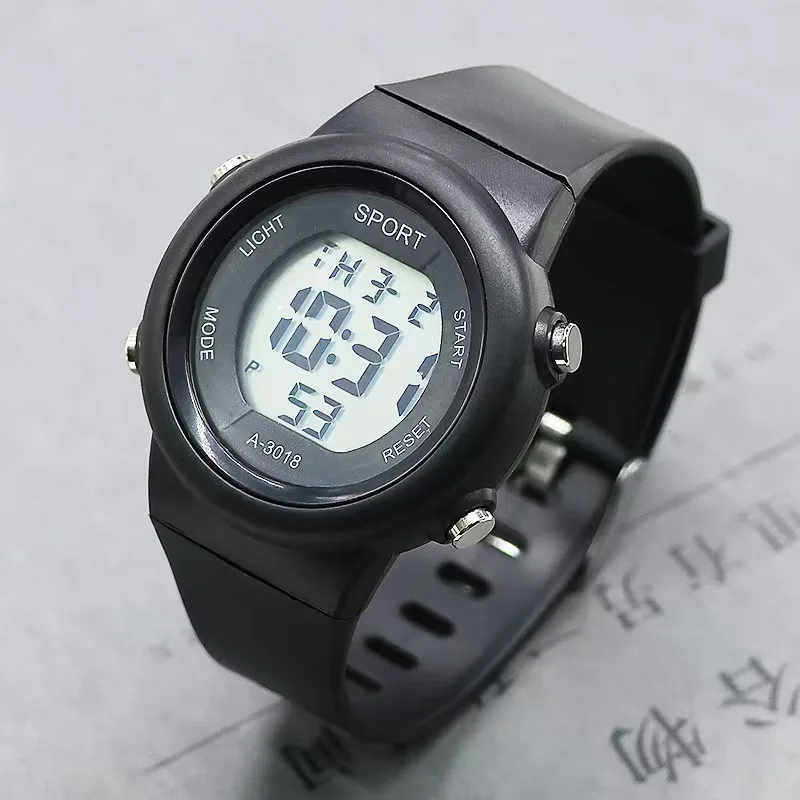 Kids Electronic Wristwatch Set LED Digital Sports Watch Waterproof Luminous Alarm Clock Fashion Clock for Boys Girls Students